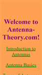 Mobile Screenshot of antenna-theory.com