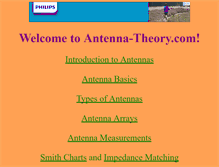 Tablet Screenshot of antenna-theory.com